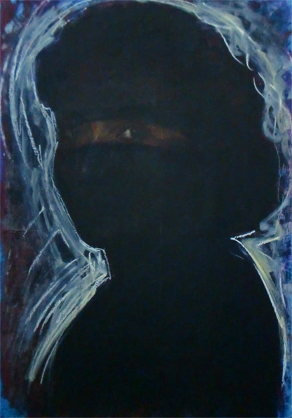 Schwarze Dame